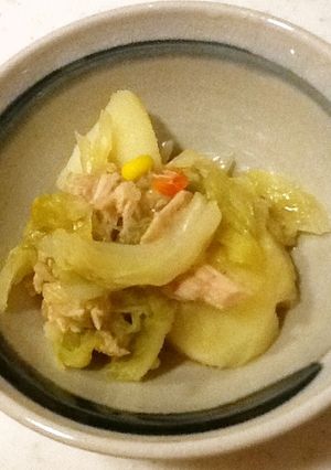 キャベツとじゃがいもコンソメ煮♪-レシピのメイン写真