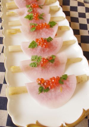 花びらサーモンロール-レシピのメイン写真