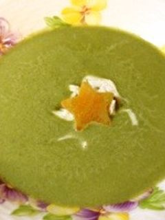 ほうれん草で、食べるスープ♪-レシピのメイン写真