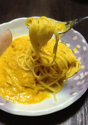 かぼちゃのクリームぱすた✩-レシピのメイン写真