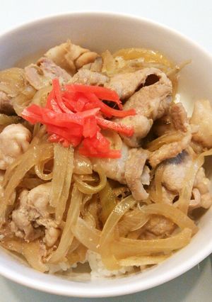 我が家の♪ゴボウ入り豚丼♡-レシピのメイン写真