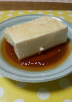65カロリー＊絹ごし豆腐の冷や奴-レシピのメイン写真