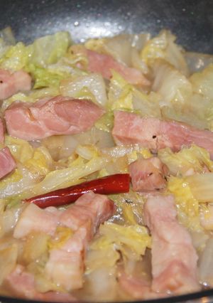 ご飯が進む♪ベーコンと白菜の中華あんかけ-レシピのメイン写真