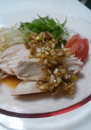 鶏の万能ねぎソースかけ-レシピのメイン写真