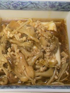 豆腐のきのこあんかけ-レシピのメイン写真