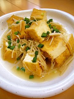 低コスト♡ヘルシー♪厚揚げと榎茸の炒め煮-レシピのメイン写真