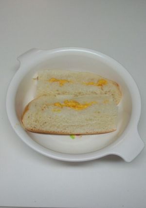 簡単！幼児食☆カボチャのチーズサンド-レシピのメイン写真