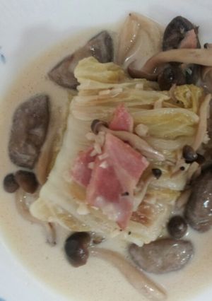 ロール白菜～白ワインクリーム煮～-レシピのメイン写真