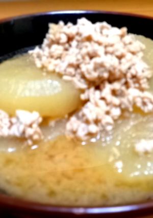 my 大根と鳥挽肉の味噌煮　カレー隠し味-レシピのメイン写真