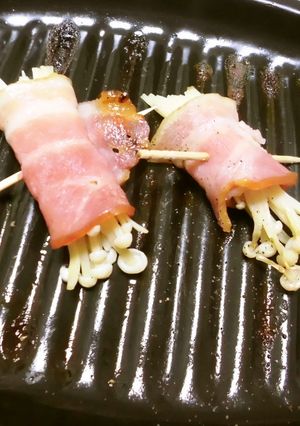 お弁当のおかずに☆簡単えのきのベーコン巻-レシピのメイン写真