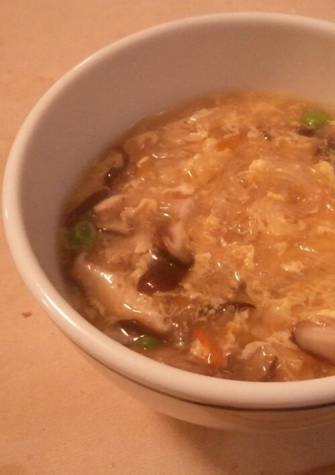 簡単☆かに玉風中華はるさめスープ-レシピのメイン写真