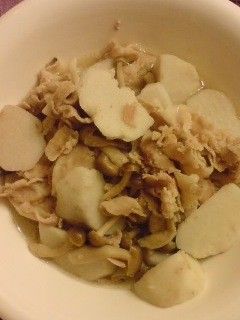 里芋と豚肉の煮物-レシピのメイン写真