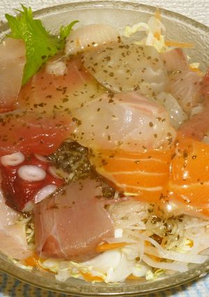 パパの海鮮ミックスカルバッチョ-レシピのメイン写真