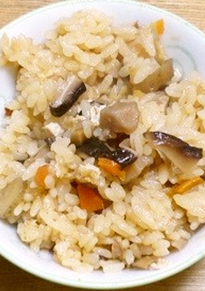 残った筑前煮で炊き込みご飯-レシピのメイン写真