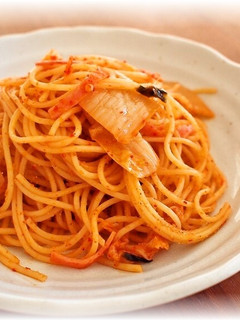 ゴマ香る!キムチパスタ-レシピのメイン写真