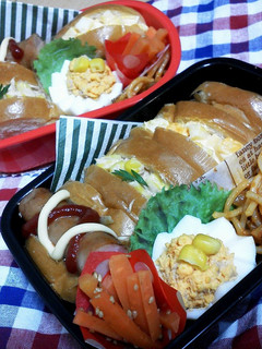 ロールパンdeふわかわミニサンド♪-レシピのメイン写真