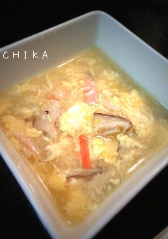 とろ～り卵の中華スープ-レシピのメイン写真