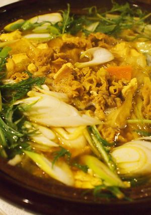 和風カレーうどん鍋-レシピのメイン写真