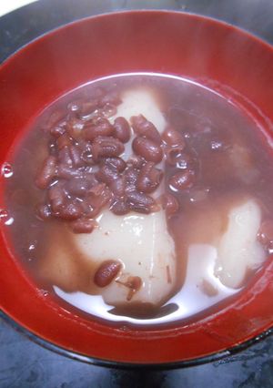 鏡開き・ゆであずき缶使用のお汁粉-レシピのメイン写真