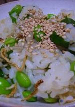 じゃことえだまめの混ぜご飯-レシピのメイン写真