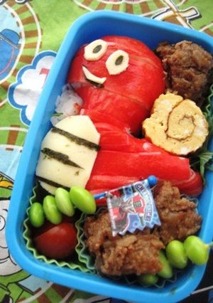 へびさんのお弁当（キャラ弁）-レシピのメイン写真
