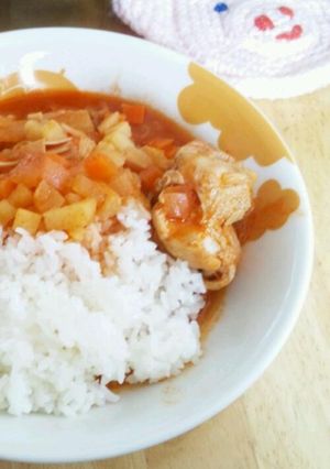 ミネストローネごはん-レシピのメイン写真