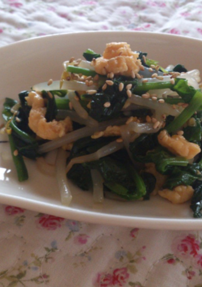 ほうれん草のおひたし♪給食風♪-レシピのメイン写真