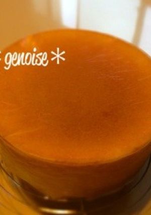 基本のジェノワーズ*共立てスポンジ*-レシピのメイン写真