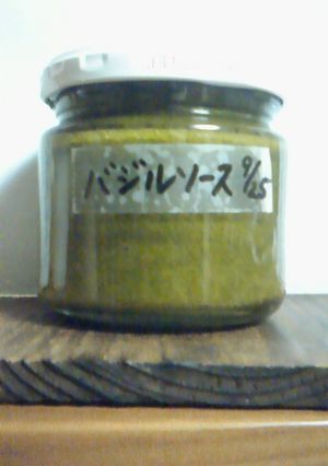 自家製バジルペースト-レシピのメイン写真