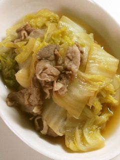 水っぽくならない!白菜と豚の簡単煮-レシピのメイン写真