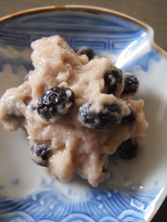 黒豆の甘煮のごま豆腐和え-レシピのメイン写真