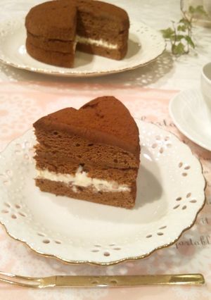 ココアとオレンジのWチーズクリームケーキ-レシピのメイン写真