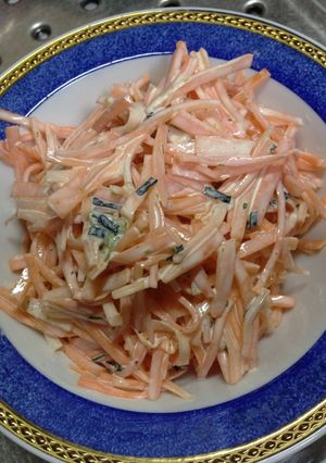 わさび茶漬けで簡単ニンジンサラダ-レシピのメイン写真