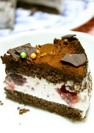 2人用♡ココアとピンクムースのケーキ-レシピのメイン写真