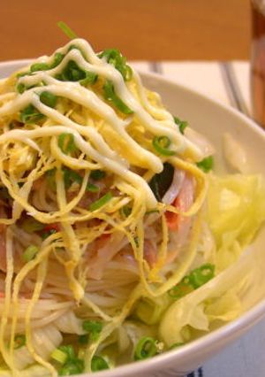 サラダそうめん-レシピのメイン写真
