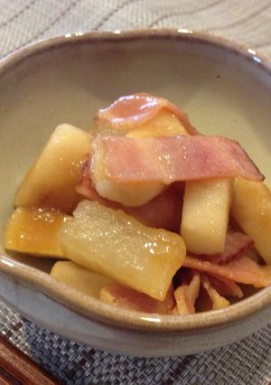 里芋と大根とベーコンの煮物-レシピのメイン写真
