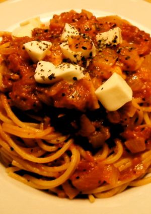 トマトとモッツァレラチーズのパスタ-レシピのメイン写真