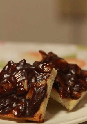 バレンタイン♪食パンチョコフロランタン風-レシピのメイン写真