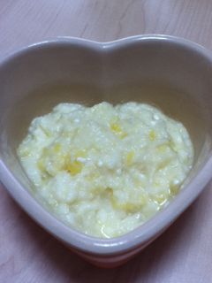 離乳食*さつま芋とクリームチーズのパン粥-レシピのメイン写真