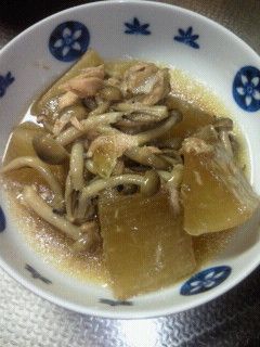 大根としめじとツナの煮物-レシピのメイン写真