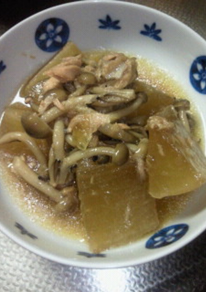 大根としめじとツナの煮物-レシピのメイン写真