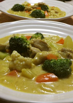 チキンと野菜のカレークリーム煮-レシピのメイン写真