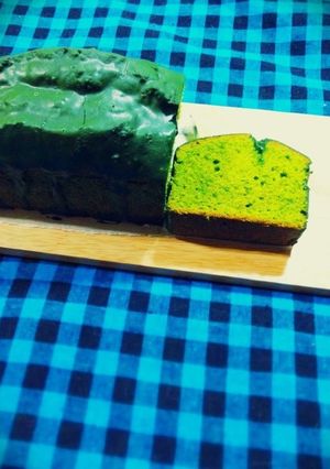 抹茶のパウンドケーキ アイシング掛け-レシピのメイン写真