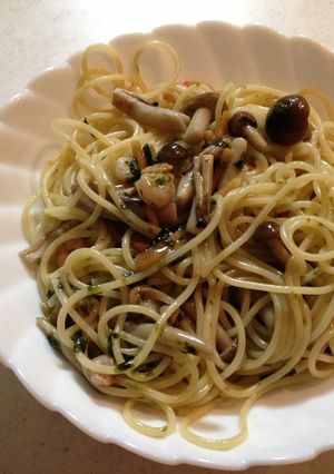 簡単 手間なし！お茶漬けの素でパスタ-レシピのメイン写真