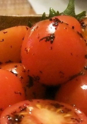 ※小鉢シリーズ※プチトマトのゆかりあえ-レシピのメイン写真