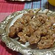 ラム肉の串焼き クミン風味