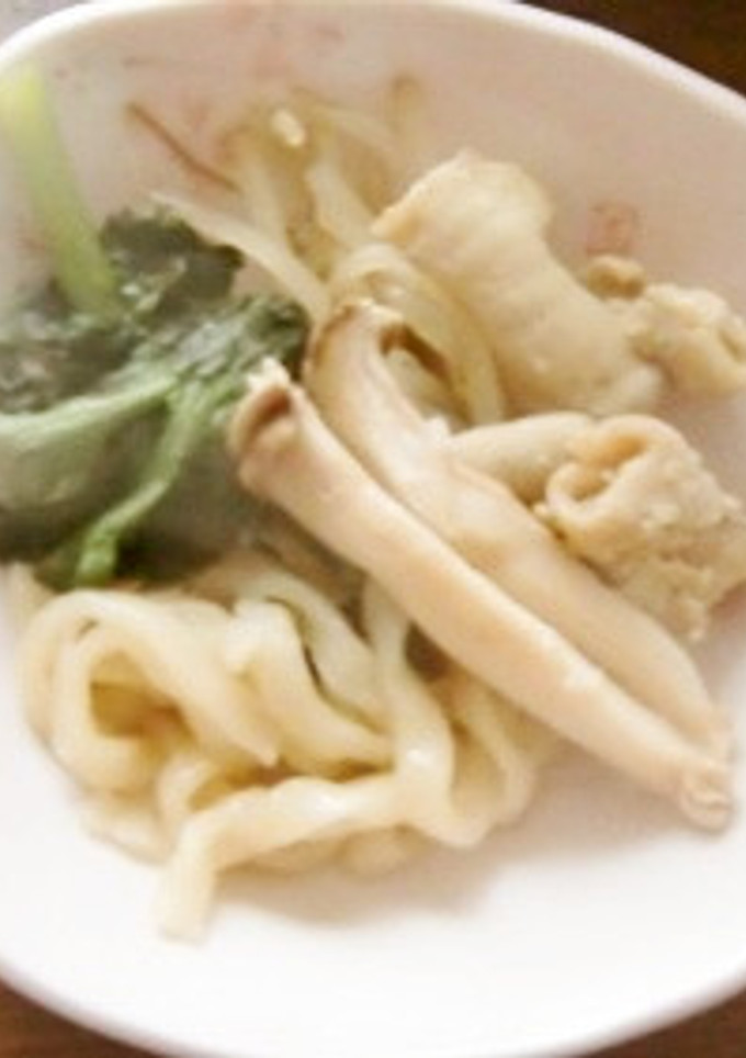 牛もつと煮込みうどんの、ほかほか鍋♪-レシピのメイン写真