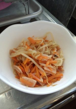 もやしとハムの炒め物-レシピのメイン写真
