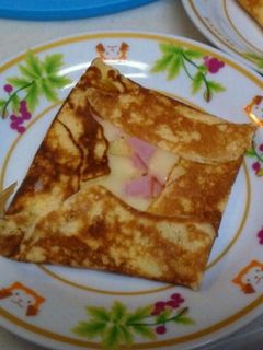 ハムチーズのガレット風-レシピのメイン写真