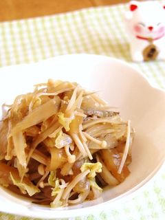 ゴボウと白菜のすき焼き風-レシピのメイン写真